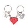 Valentine's Day Resin & Alloy Keychain KEYC-JKC01152-4