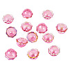 30Pcs UV Plating Acrylic Bead Caps PACR-TA0001-20A-3