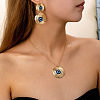 Alloy Enamel Earrings & Necklaces Sets for Women FS-WG4BD64-01-2