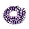 Anti-Tarnish Electroplate Glass Beads Strands GLAA-T025-10mm-11O-3