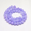 Dyed Natural Green Jade Beads Strands JBS053-6MM-29-2