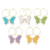 Alloy Enamel Wine Glass Charms AJEW-JO00240-1