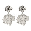 304 Stainless Steel Stud Earrings for Women EJEW-U020-06P-1