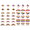DIY Rainbow Color Pride Jewelry Making Finding Kit DIY-TA0004-73-23