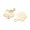 Brass Charms X-KK-F831-022G-RS-3