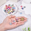 60Pcs 3 Styles Opaque Resin European Beads RESI-TA0005-29-7