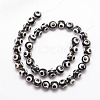 Tibetan Style 3-Eye dZi Beads G-K166-01-10mm-L2-01-2