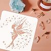 Plastic Reusable Drawing Painting Stencils Templates DIY-WH0172-929-3