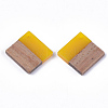 Resin & Walnut Wood Pendants RESI-S358-53C-2