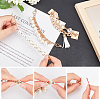 3Pcs 3 Styles Alloy Chain for DIY Keychains MOBA-AR0001-01-3