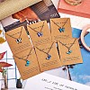 6Pcs Butterfly Pendant Necklaces for Women JN1065A-2