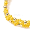 Glass Braided Beaded Bracelets BJEW-MZ00304-01-3
