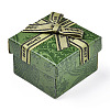 Flower Printed Cardboard Jewelry Boxes CBOX-T006-07E-2