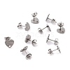 304 Stainless Steel Stud Earring Findings STAS-I183-03A-P-1