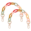 2Pcs Acrylic Curb Chain Bag Strap FIND-WR0004-06-1