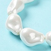 Electroplated Shell Pearl Beads Strands BSHE-G035-01A-05-4