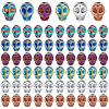 120Pcs 6 Color Electroplated Non-magnetic Synthetic Hematite Bead Strand G-PH0001-71-1