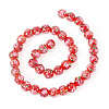 1 Strand Handmade Glod Sand Lampwork Beads Strands LAMP-TA0002-09C-2