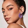 15 Pairs 15 Colors Acrylic Stud Earrings EJEW-DC0001-50-5