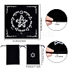 CREATCABIN 2Pcs 2 Style Cloth Square Altar Tarot Tablecloth AJEW-CN0001-17B-2