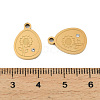 304 Stainless Steel Pendants LS-STAS-D215-05G-3
