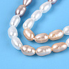 Three Color Natural Cultured Freshwater Pearl Beads Strands PEAR-N012-02C-01-5