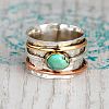 Retro Alloy Turquoise Finger Rings FS-WG5E832-04-2