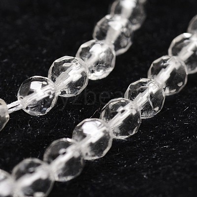 Natural Quartz Crystal Beads Strands X-G-D840-11-4mm-1