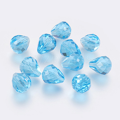 Imitation Austrian Crystal Beads SWAR-F062-12x10mm-10-1