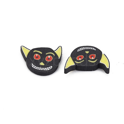 Halloween Handmade Polymer Clay Cabochons CLAY-N006-109-1