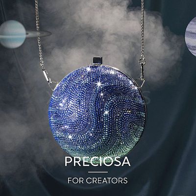 Preciosa® Crystal Hotfix Flatback Stones Y-PRC-HSS8-90090-1