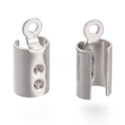 Tarnish Resistant 304 Stainless Steel Folding Crimp Ends STAS-L262-04D-P-1