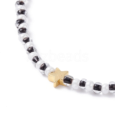 Star & Moon Pendant Necklaces Set for Teen Girl Women NJEW-JN03738-01-1