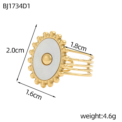 304 Stainless Steel Finger Rings RJEW-OY001-08-1