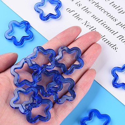 Transparent Acrylic Beads MACR-S373-24-B-1