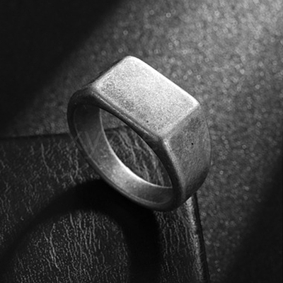 304 Stainless Steel Finger Rings WGDF4AB-19-1