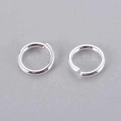 304 Stainless Steel Open Jump Rings X-STAS-E464-09C-S-1