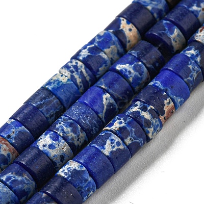 Synthetic Imperial Jasper Dyed Beads Strands G-D077-D01-02-1