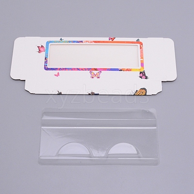 Foldable Creative Kraft Paper Box CON-WH0062-09A-1