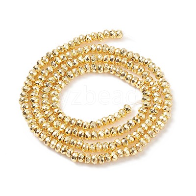 Electroplate Non-magnetic Synthetic Hematite Beads Strands G-L485-06A-G-1