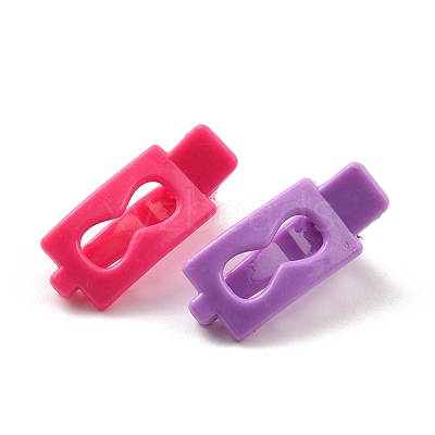 Plastic Alligator Hair Clip Findings PHAR-Z004-10-1