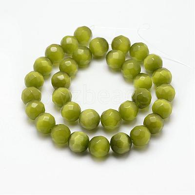 Cat Eye Beads Strands CE-k002-12mm-M-1
