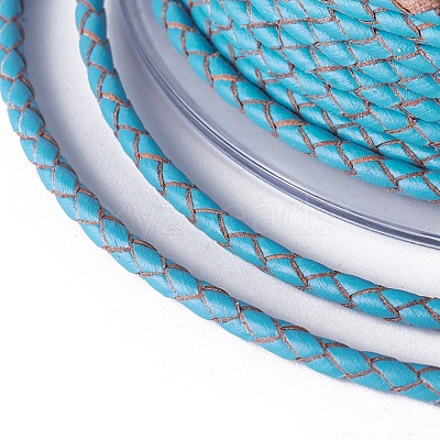 Braided Cowhide Cord WL-I004-5mm-03-1