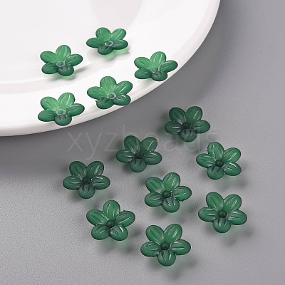 Frosted Acrylic Bead Caps MACR-S371-08A-735-1