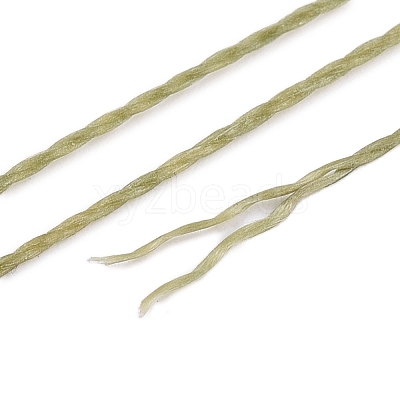 2-Ply Round Waxed Cotton Thread Cords YC-T004-01A-15-1