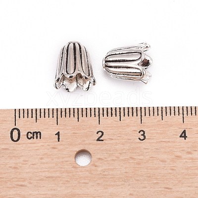 Tibetan Style Alloy Caps X-TIBEB-00864-AS-NR-1