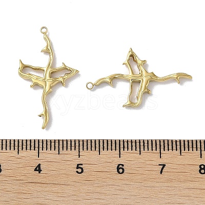 304 Stainless Steel Pendants STAS-H185-08G-1