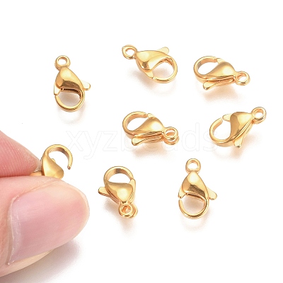304 Stainless Steel Lobster Claw Clasps LS-STAS-T040-PJ212-11-1