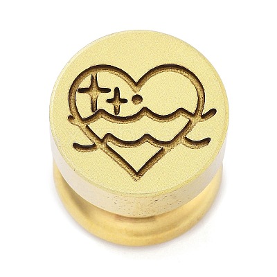 Constellation Golden Tone Wax Seal Brass Stamp Heads LS-STAM-P002-02G-10-1