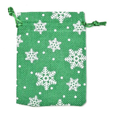 Christmas Themed Burlap Packing Pouches LS-ABAG-L007-01A-01-1